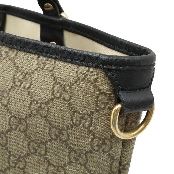 GUCCI Black Leather Shoulder Bag - Picture 9 of 10